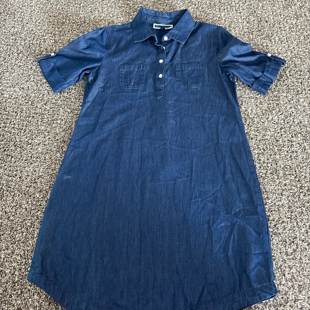 Karen Scott Indigo Denim Dress
